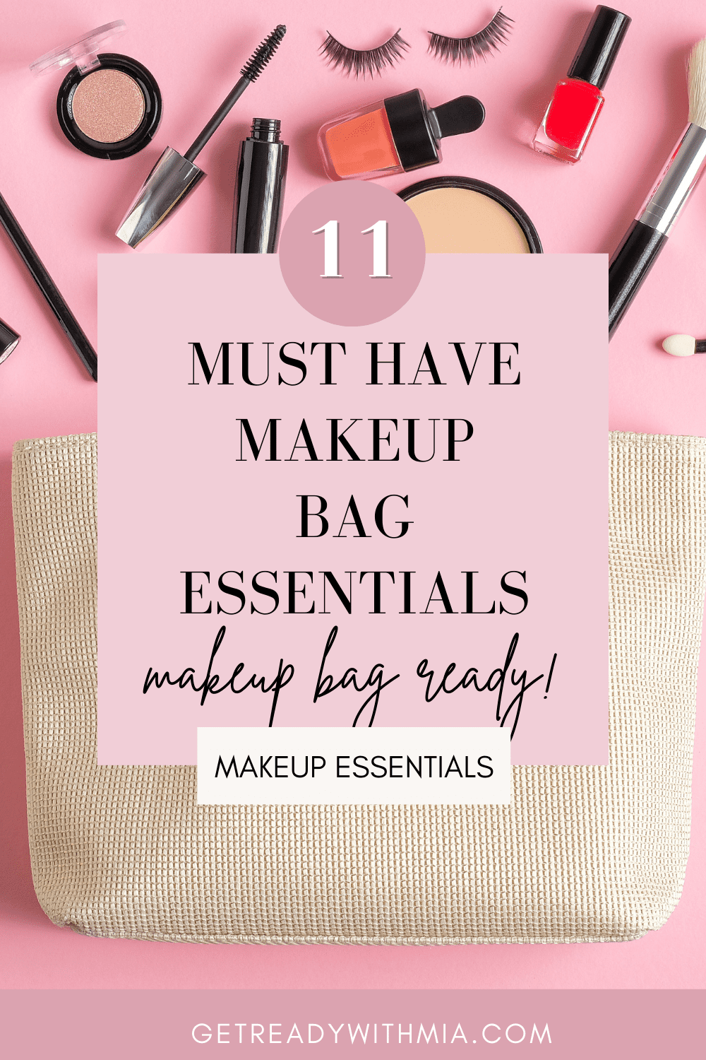 makeup bag essentials